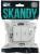 Выключатель 2-кл 10А С/У с индикатором Арктический белый Skandy