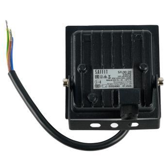 Прожектор светодиодный 2835SMD, 20W 4000K AC230V/50Hz IP65, черный в компактном корпусе, SFL90-20