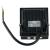 Прожектор светодиодный 2835SMD, 20W 4000K AC230V/50Hz IP65, черный в компактном корпусе, SFL90-20