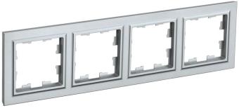 Рамка 4-я Алюминий Brite