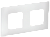 Рамка 2-я Арктический белый Skandy