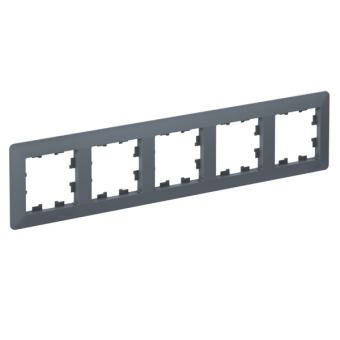 Рамка 5-я, Грифель/дымчатый черный AtlasDesign Air Systeme Electric