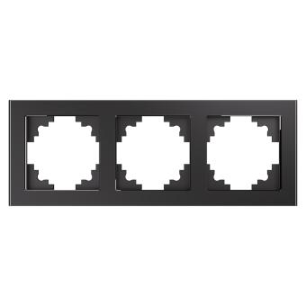 Рамка 3-я стекло Графит Катрин