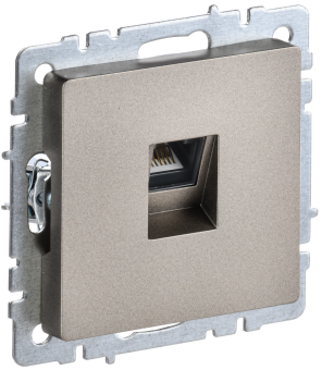 Розетка RJ45 кат.6 С/У Шампань Brite