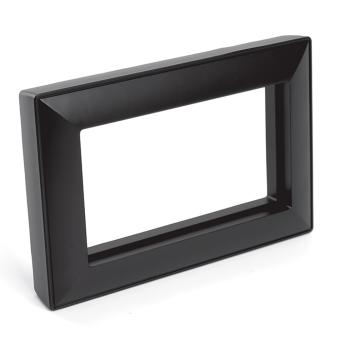 Рамка  2-я без перемычки Черный Катрин