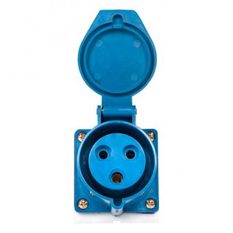 Розетка 123 2Р+РЕ 32А 220  IP 44 EKF