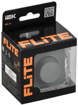 Диммер проходной LED 250Вт С/У Серый FLITE