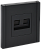 Розетка RJ11+RJ45 кат.5Е С/У Черный Forte&Piano