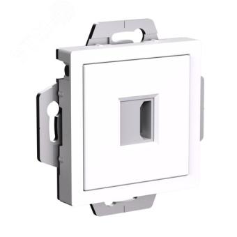 Розетка HDMI Белый AtlasDesign