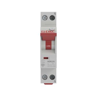 Диф.автомат MDR 1P+N 25A 30mA C 6kA тип А 18mm DKC YON max