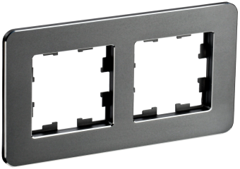 Рамка 2-я Металл Титан Brite