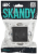 Переключатель 2-кл 10А C/У проходной с индикатором Графит Skandy