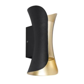 Фасадный светильник Alba A6405AL-2BK Arte Lamp