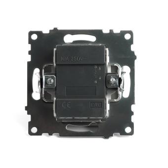 Выключатель 1-кл 10А С/У Золото Катрин