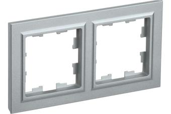 Рамка 2-я Алюминий Brite