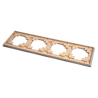 Рамка 4-я стекло Золото Катрин