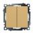 Выключатель 2-кл 10А С/У Золото Катрин