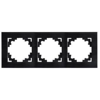 Рамка 3-я металл Черный Катрин