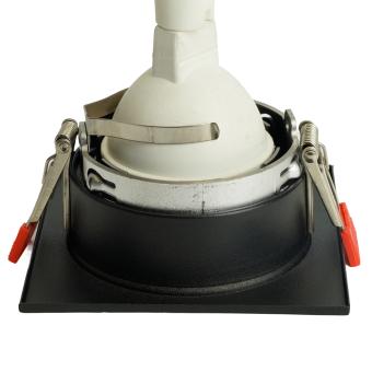 Светильник встраиваемый  DL3112 потолочный MR16 G5.3  черный + черный хром Feron
