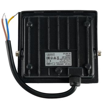 Прожектор светодиодный 2835SMD, 20W 4000K AC230V/50Hz IP65, черный в компактном корпусе, SFL90-20