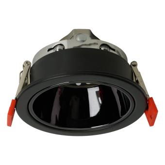 Светильник встраиваемый  DL3102 потолочный MR16 G5.3  черный + черный хромFeron