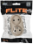 Розетка 2-м 10А С/У Б/К Льняной FLITE