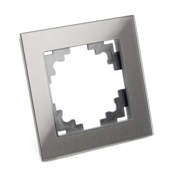 Рамка 1-я стекло Графит Катрин