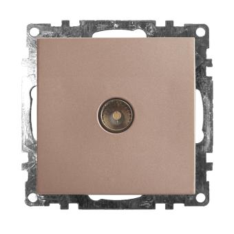 Розетка TV антенна С/У Шампань Катрин