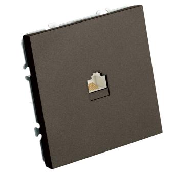 Розетка RJ-45 С/У Антрацит Эмили