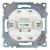 Розетка RJ-45 С/У Белый Катрин