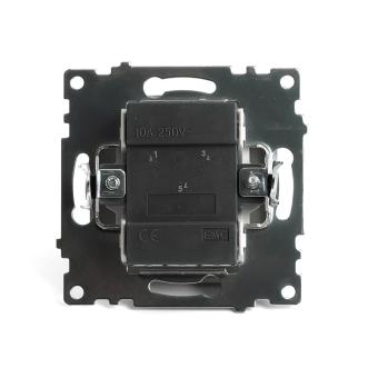 Выключатель 2-кл 10А С/У Золото Катрин