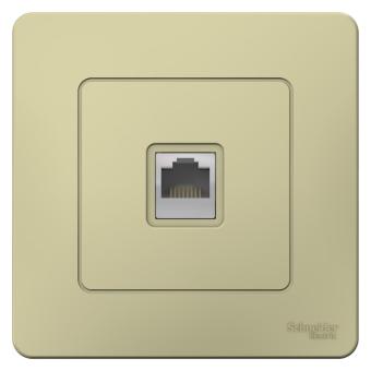 Розетка RJ45 кат.5Е С/У Бежевый Blanca