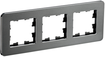 Рамка 3-я Металл Титан Brite