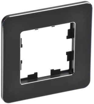 Рамка 1-я Металл Черный Brite