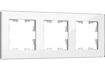 Рамка 3-я Cтекло Белый Brite