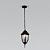 Подвесной светильник Feba H 35147/H черный Elektrostandard