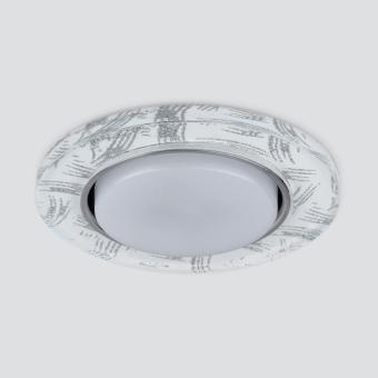 Встраиваемый светильник Forst 1062 белый/серебро Elektrostandard