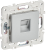 Розетка RJ45 кат.5Е С/У Серебряный Skandy