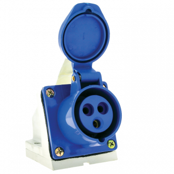 Розетка 133 2Р+РЕ 63А 220В IP 67 EKF