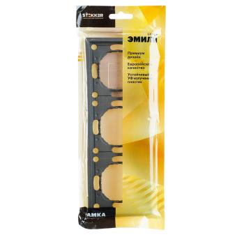 Рамка 3-я Антрацит Эмили