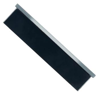 Рамка  2-я без перемычки стекло Черный матовый Катрин