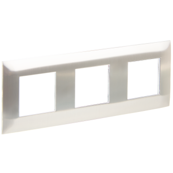 Рамка 3-я Металл Никель Skandy