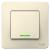 Выключатель 1-кл 10А C/У с индикатором Молочный Blanca