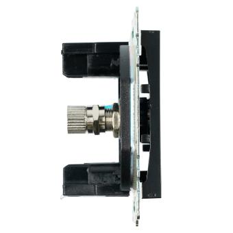 Розетка TV антенна С/У Черный Катрин