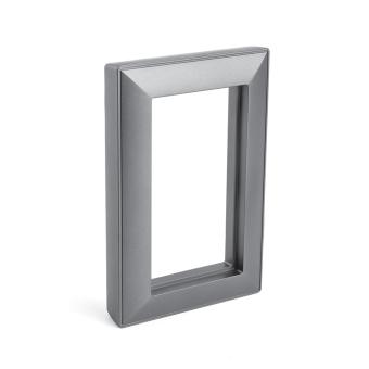 Рамка  2-я без перемычки Графит Катрин