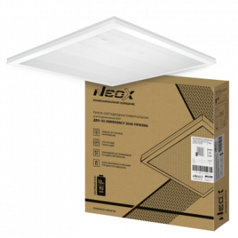 Панель сд унив ДВО-02-EMERGENCY 3640-ПРИЗМА 36Вт 4000К 595х595х19мм NE