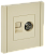 Розетка TV антенна + RJ45 кат.5E С/У Ваниль Forte&Piano