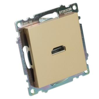 Розетка HDMI Золото Катрин