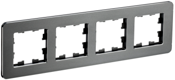 Рамка 4-я Металл Титан Brite