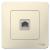 Розетка RJ45 кат.5Е С/У Молочный Blanca Розетка RJ45 кат.5Е С/У Молочный Blanca